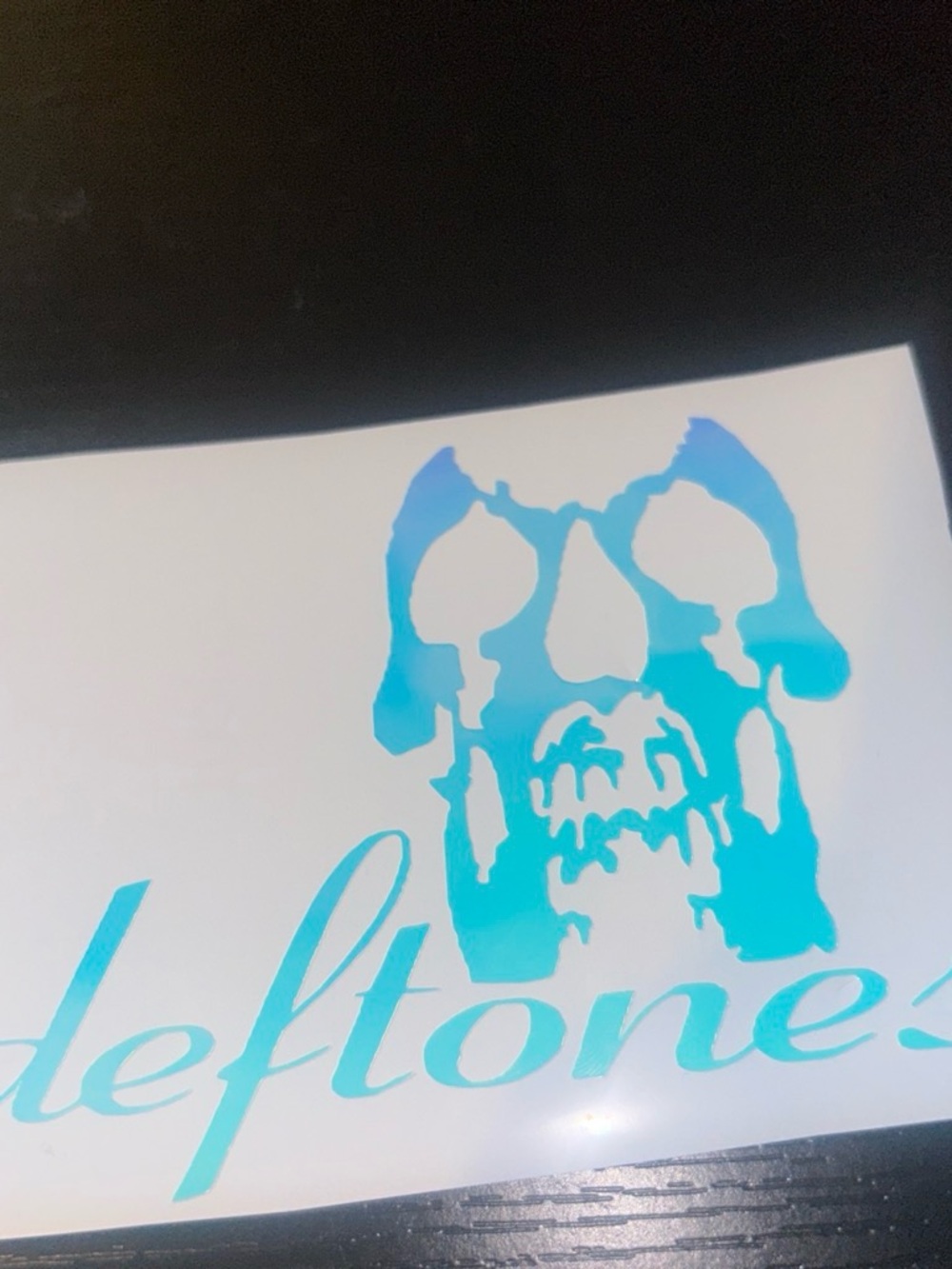 deftones Decal Sticker - holographic